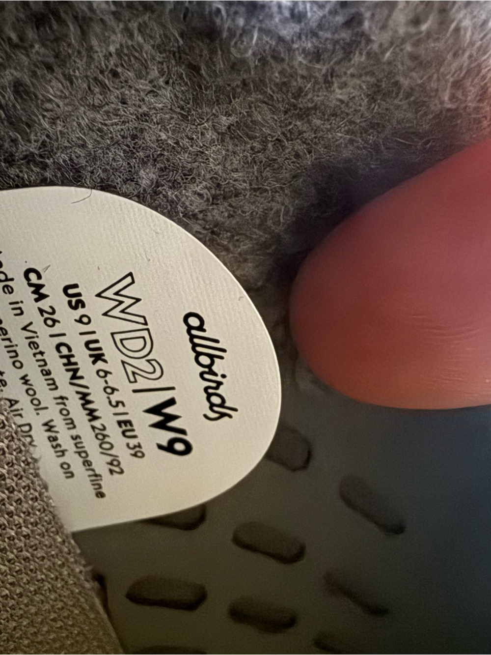 Allbirds W9 Wool Dasher 2 Fluff White BRAND NEW W BOX - Picture 6 of 12
